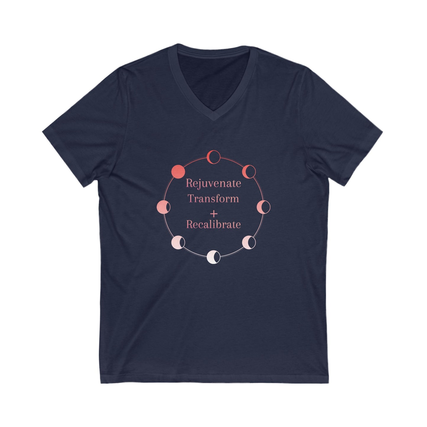 V-Neck Tee Lunar Eclipse Transformation Energy Shirt