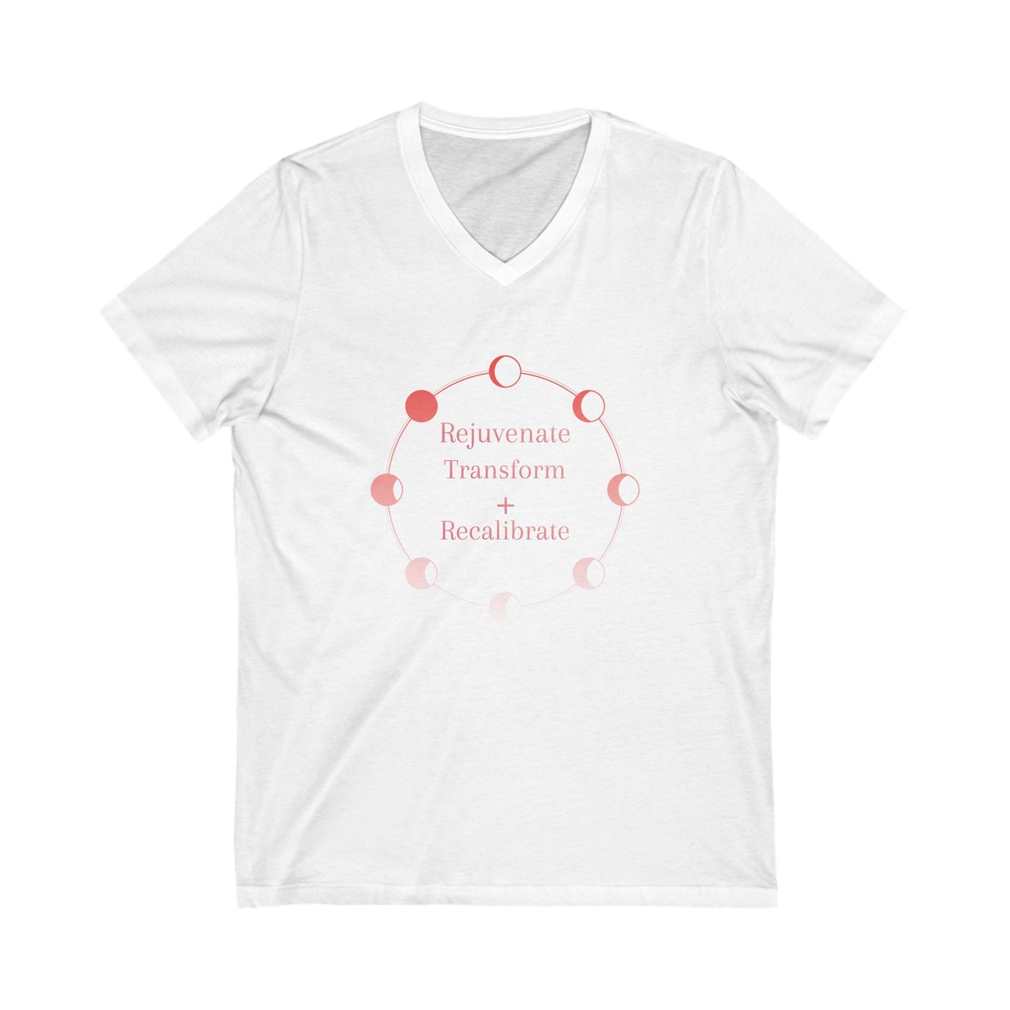 V-Neck Tee Lunar Eclipse Transformation Energy Shirt