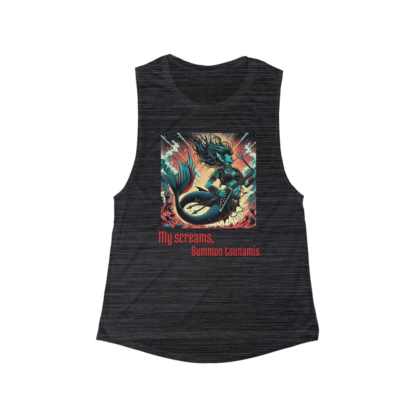 Summoning screams Hard Rock Mermaid muscle tank.