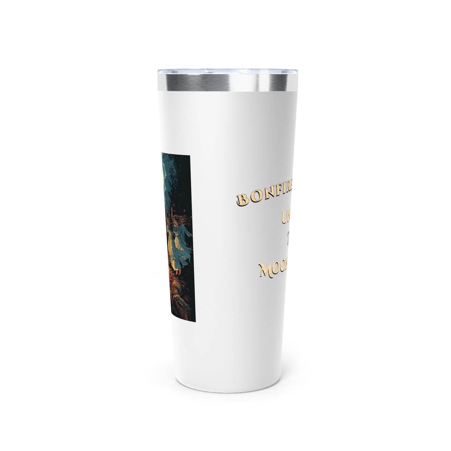 Tumbler Mug - Elegant Witch's Night Copper Vacuum Insulated 22oz