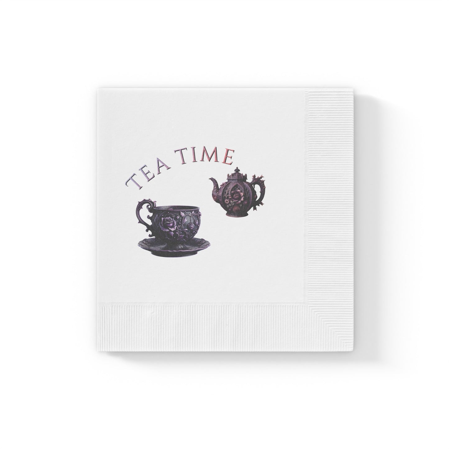 Elegant Gothic Tea Time paper napkins