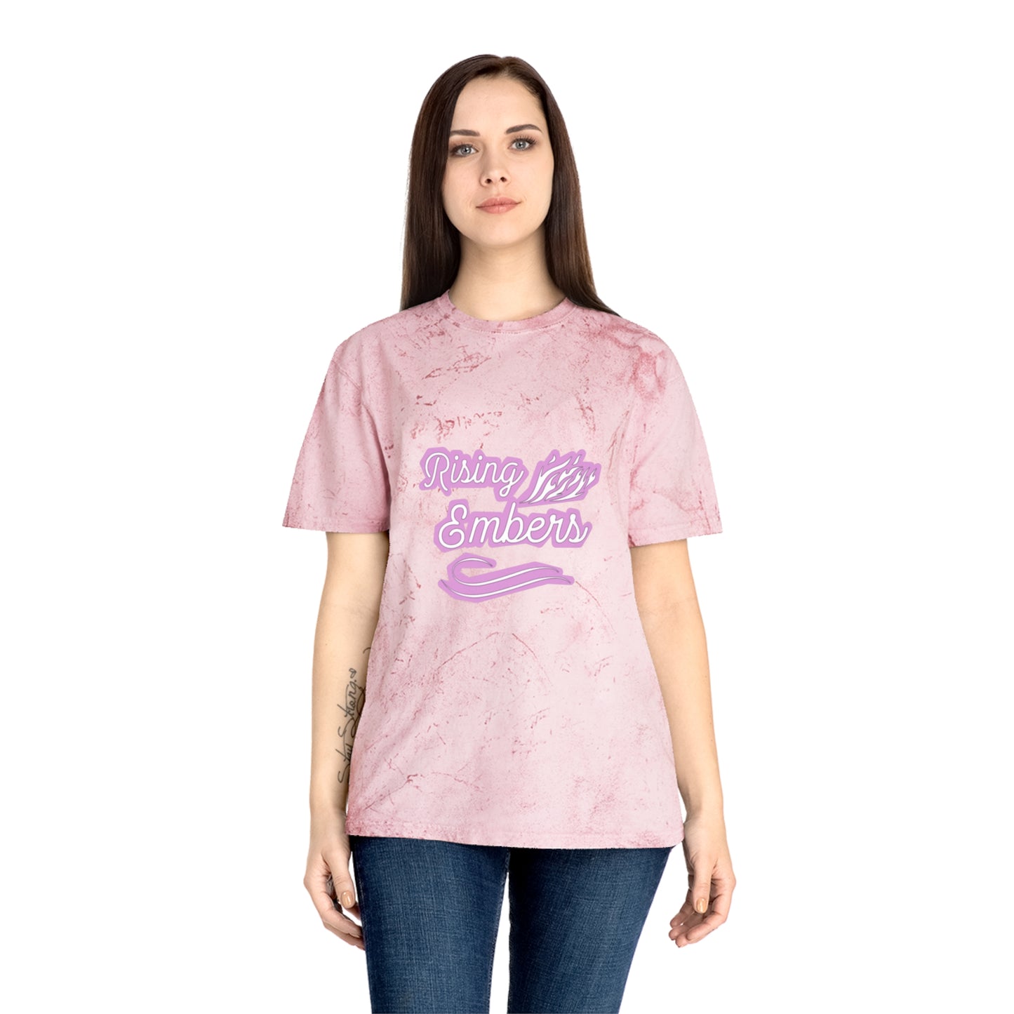 Pink Rising Embers Tee