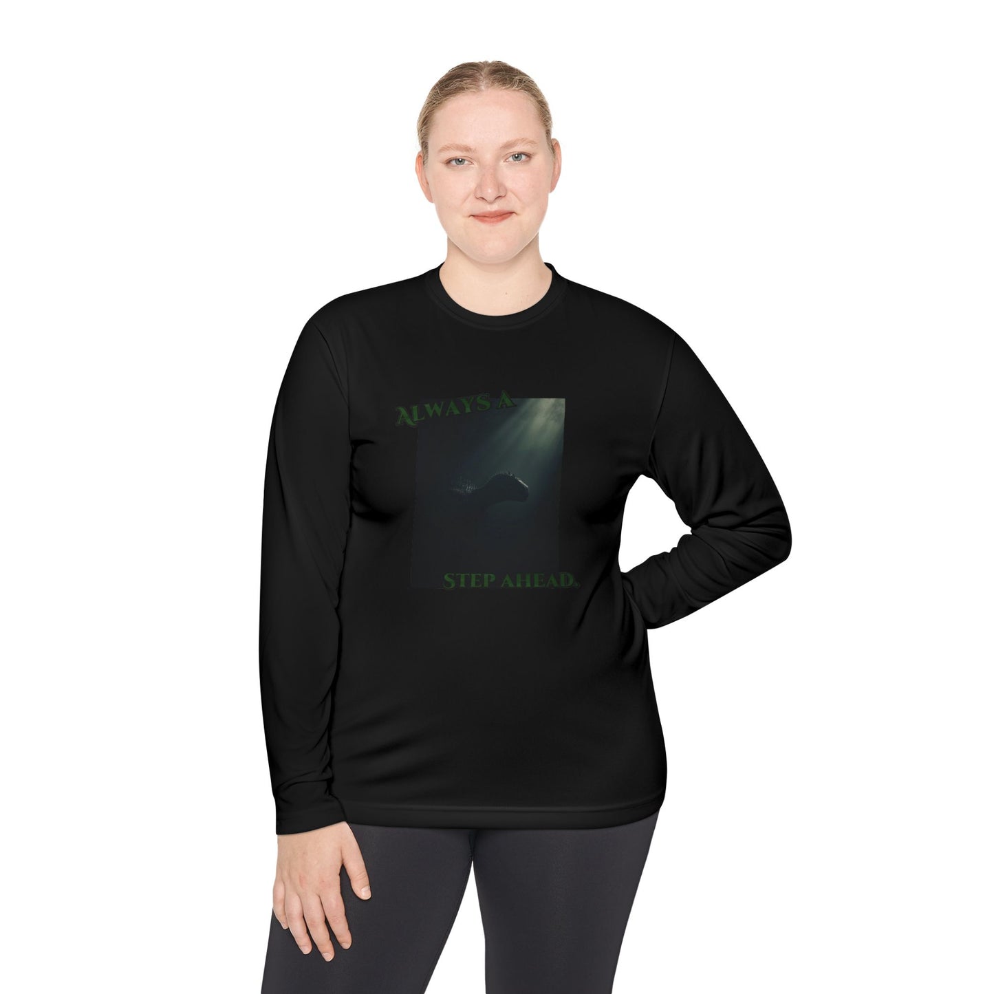 Spinosaurus Hunt Long Sleeve Tee — Dinosaur Graphic Shirt