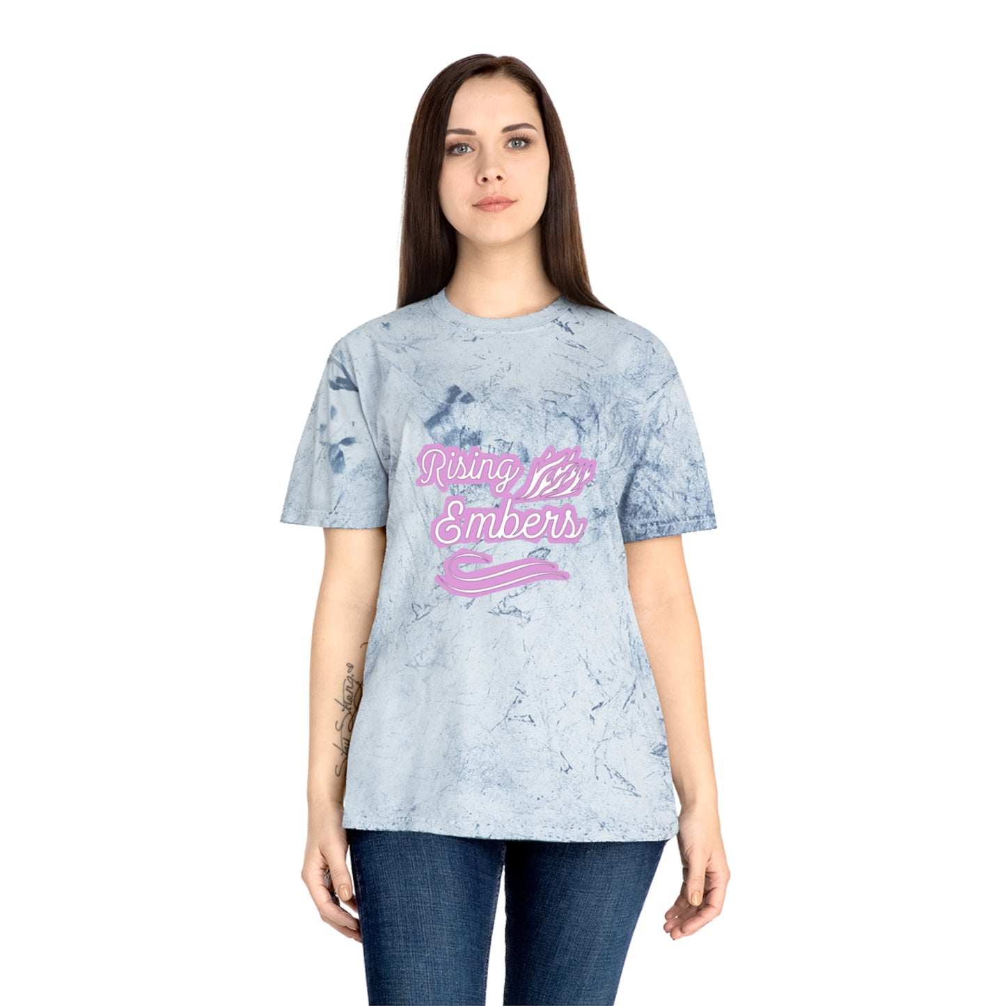 Pink Rising Embers Tee