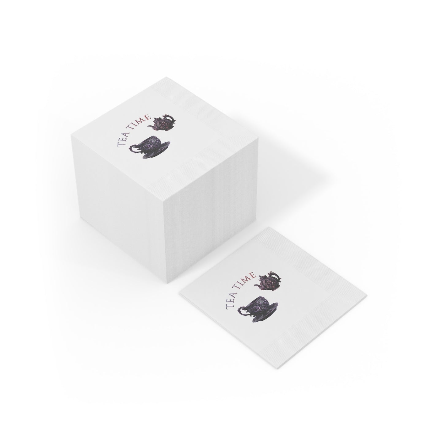 Elegant Gothic Tea Time paper napkins