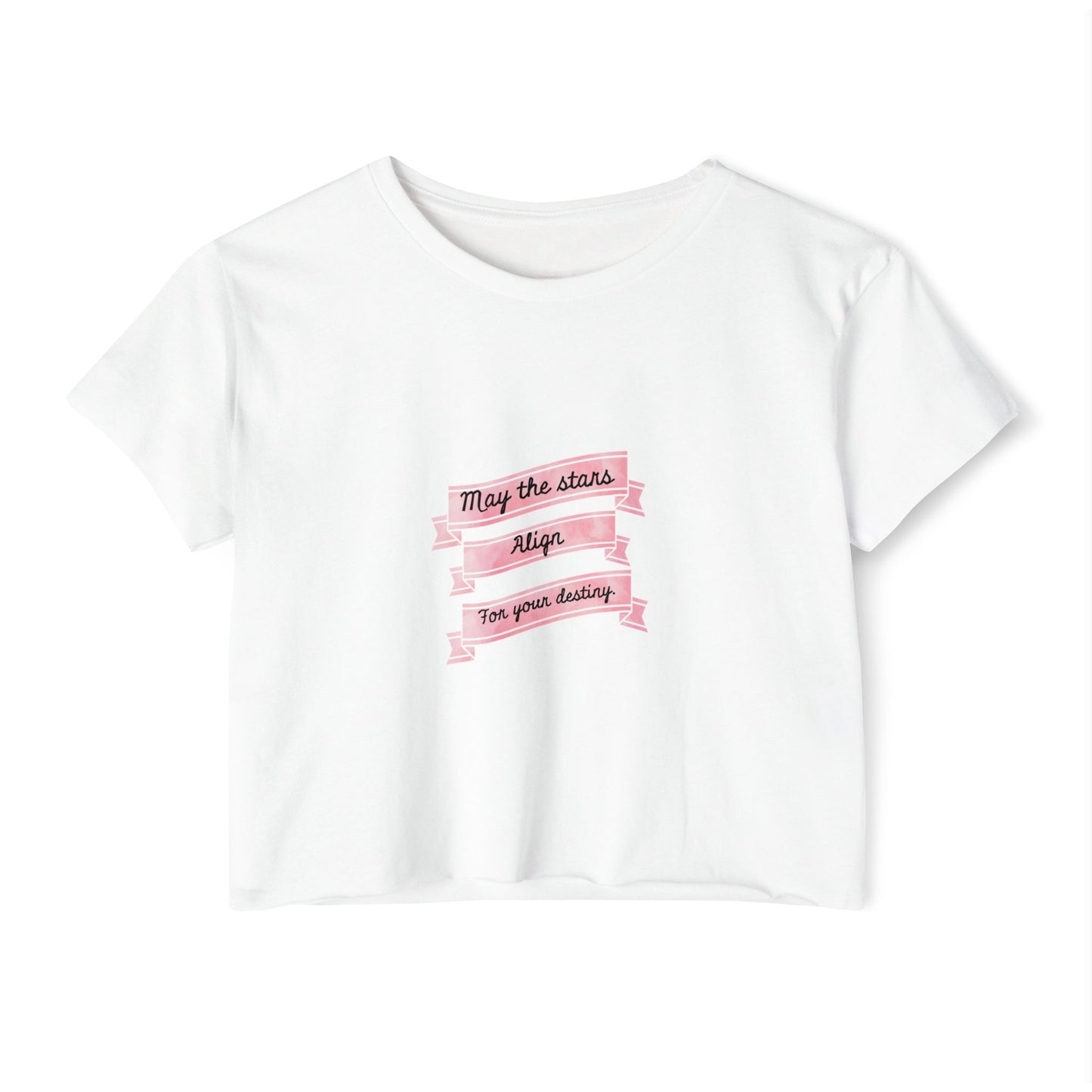 Destiny Crop Top - Women's Festival Tee with Joan of Arc Design