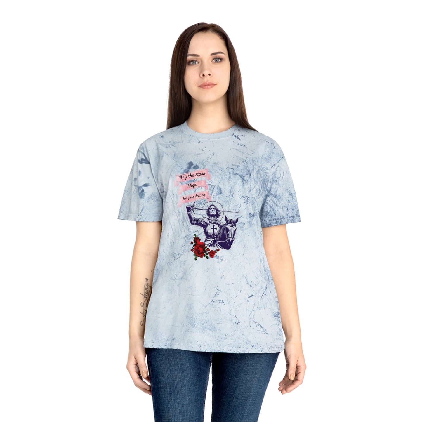 Color Blast T-Shirt - Joan of Arc You Hold Your Destiny