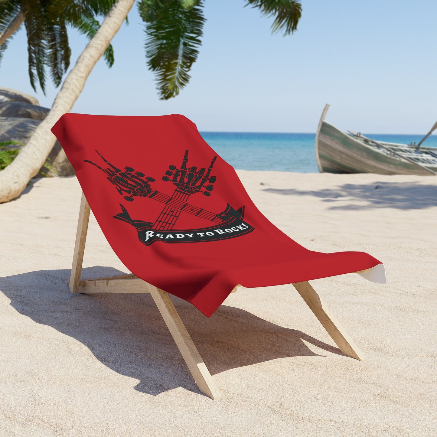 Rock 'n' Roll Beach Towel