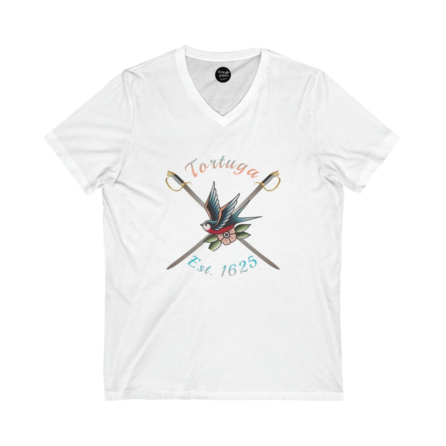 Witty Sparrow Short Sleeve V-Neck Tee