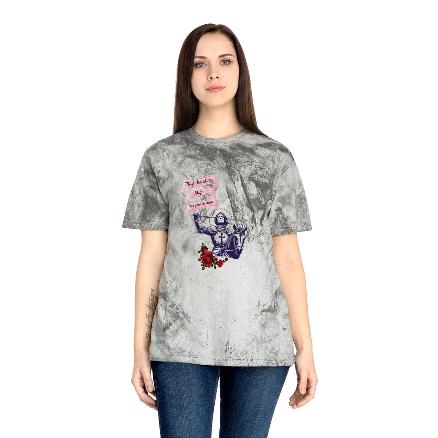 Color Blast T-Shirt - Joan of Arc You Hold Your Destiny