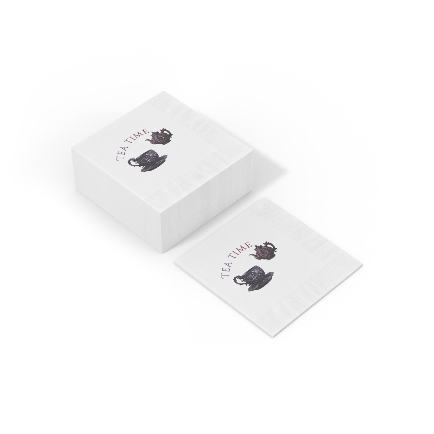 Elegant Gothic Tea Time paper napkins