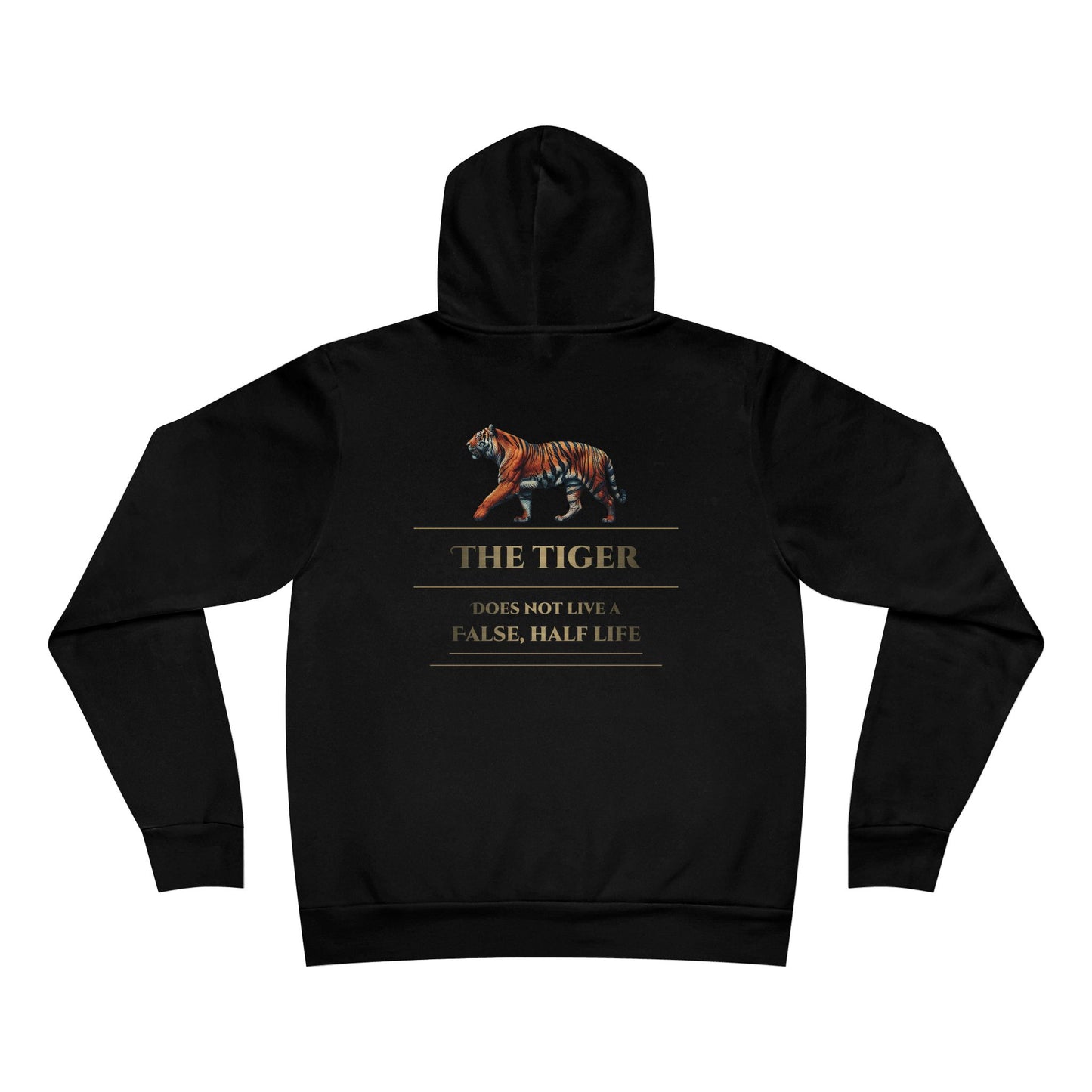 Motivational Tiger Hoodie — Inspirational Tiger Graphic Pullover