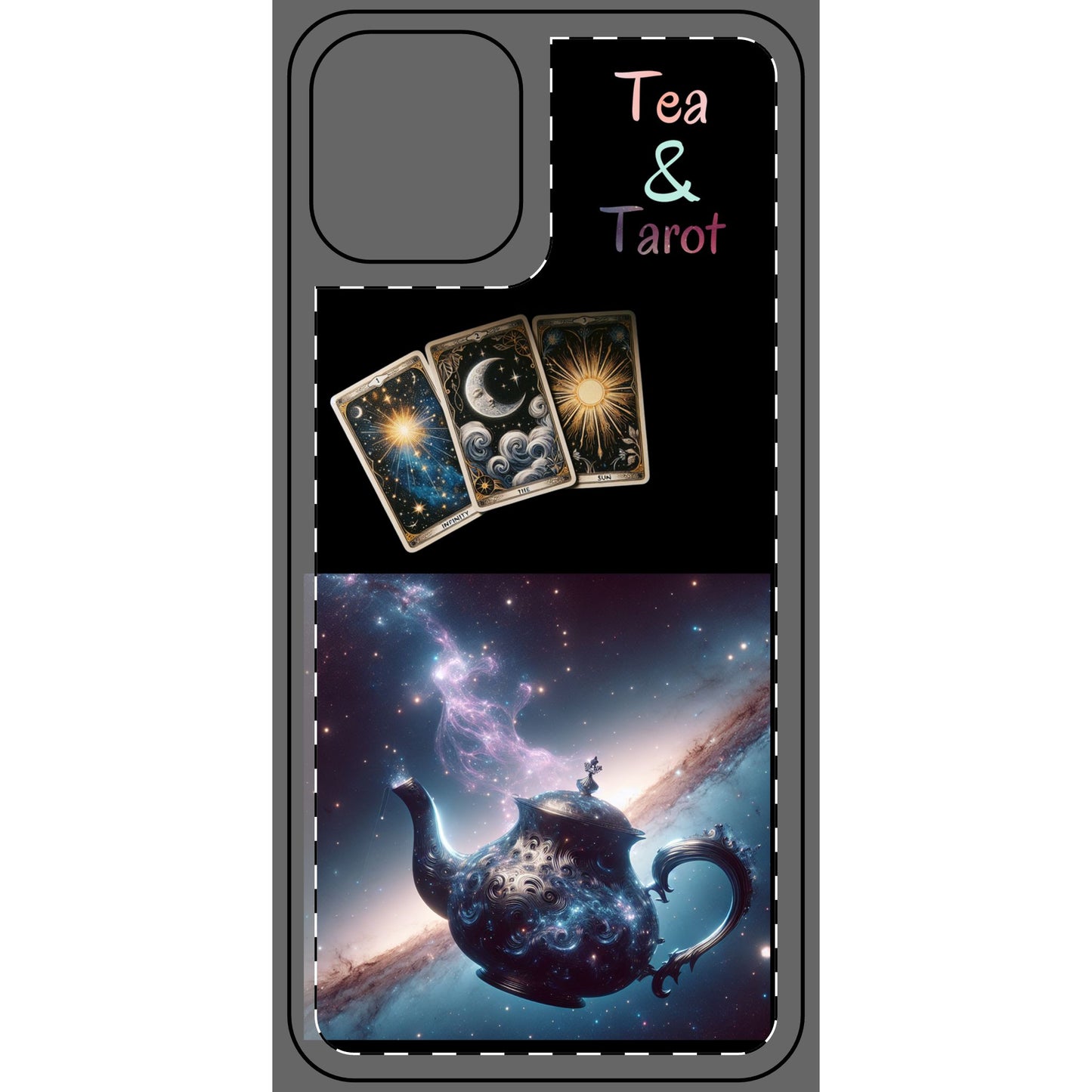 Phone Skin - Ethereal Tea and Tarot Design