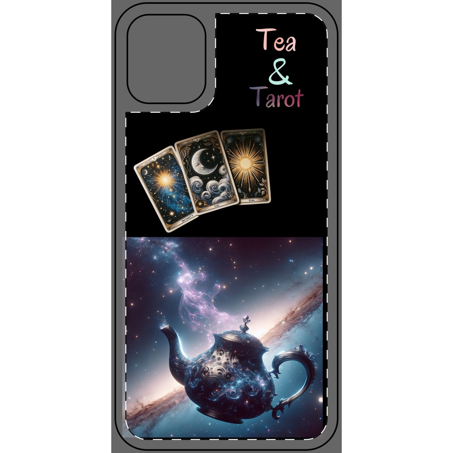 Phone Skin - Ethereal Tea and Tarot Design