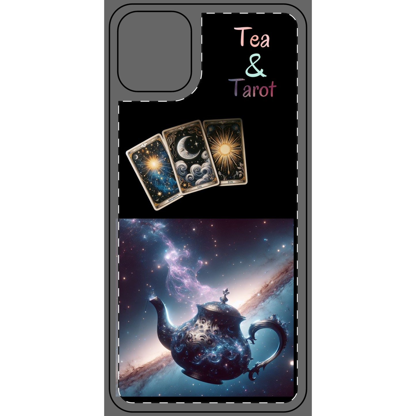 Phone Skin - Ethereal Tea and Tarot Design