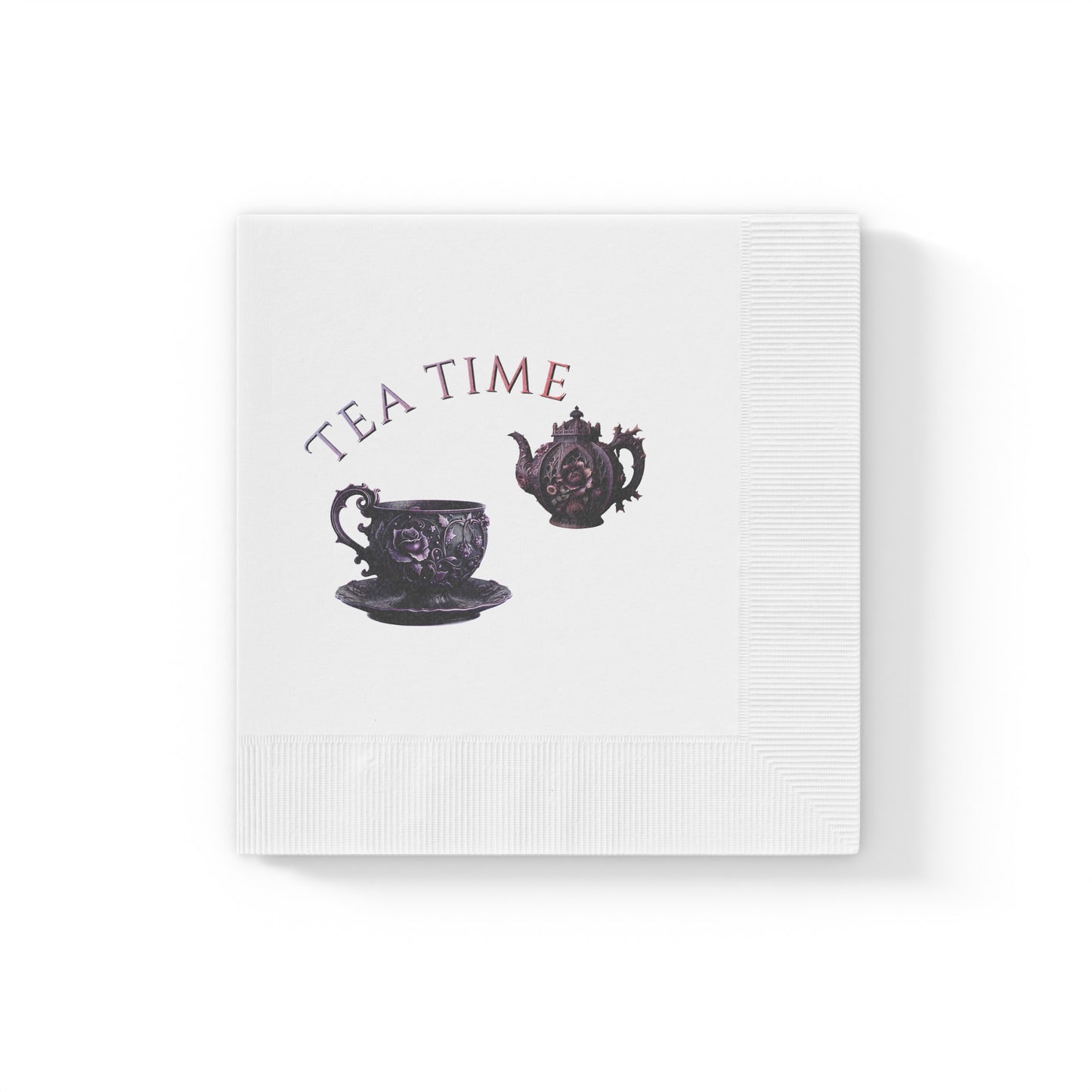 Elegant Gothic Tea Time paper napkins