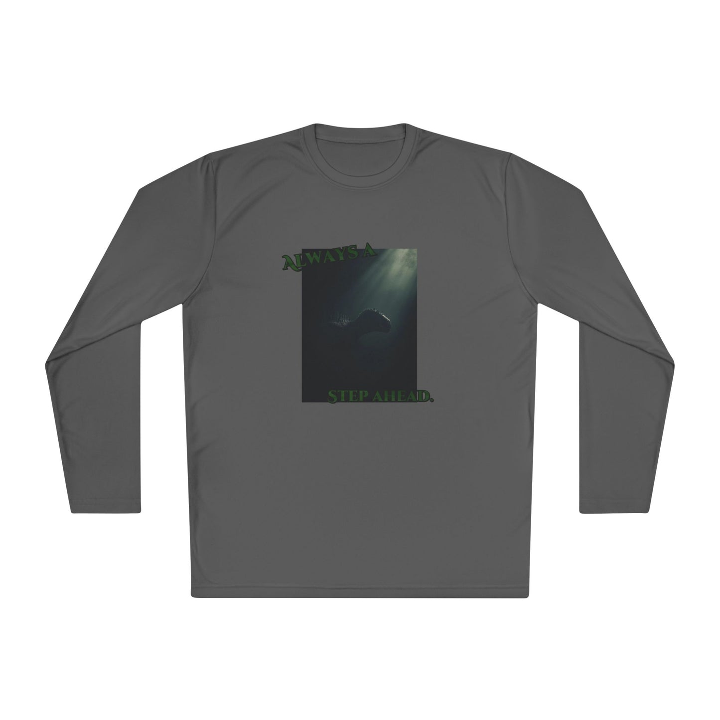 Spinosaurus Hunt Long Sleeve Tee — Dinosaur Graphic Shirt