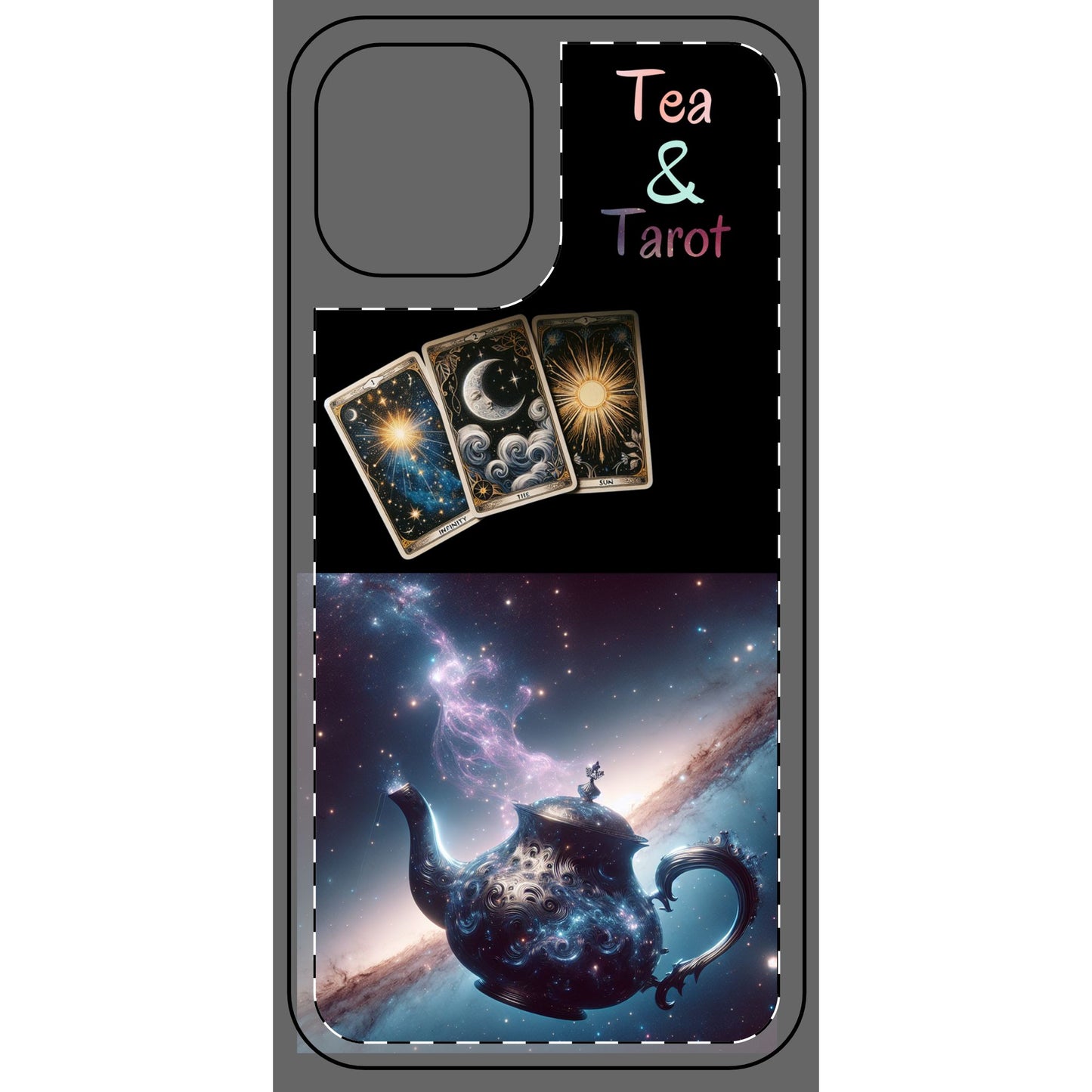 Phone Skin - Ethereal Tea and Tarot Design