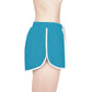 Tropigoth Women's Relaxed Shorts in turquoise.