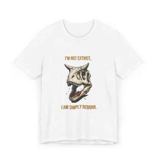 Carnotaurus Skull T-Shirt — Dinosaur Fossil Tee for Paleontology Fans