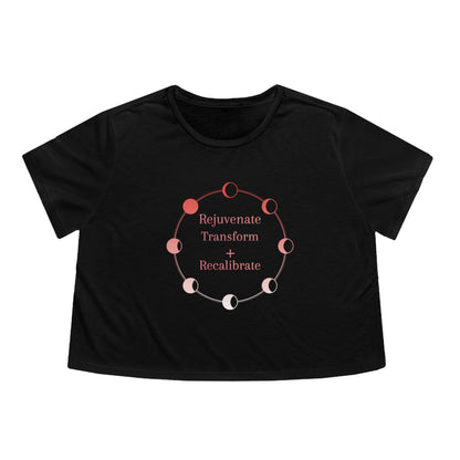 Lunar Eclipse Women's Flowy Cropped Tee