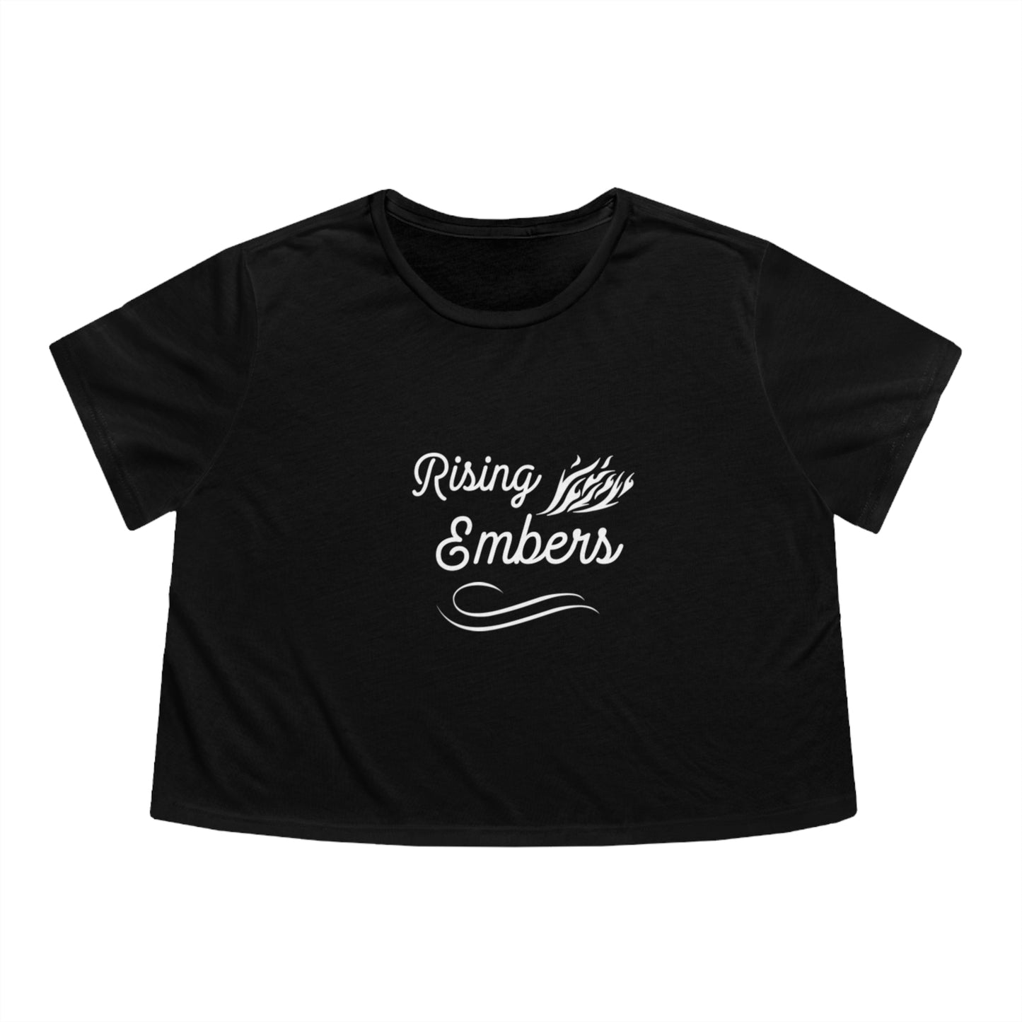 Rising Embers Women's Flowy Cropped Tee