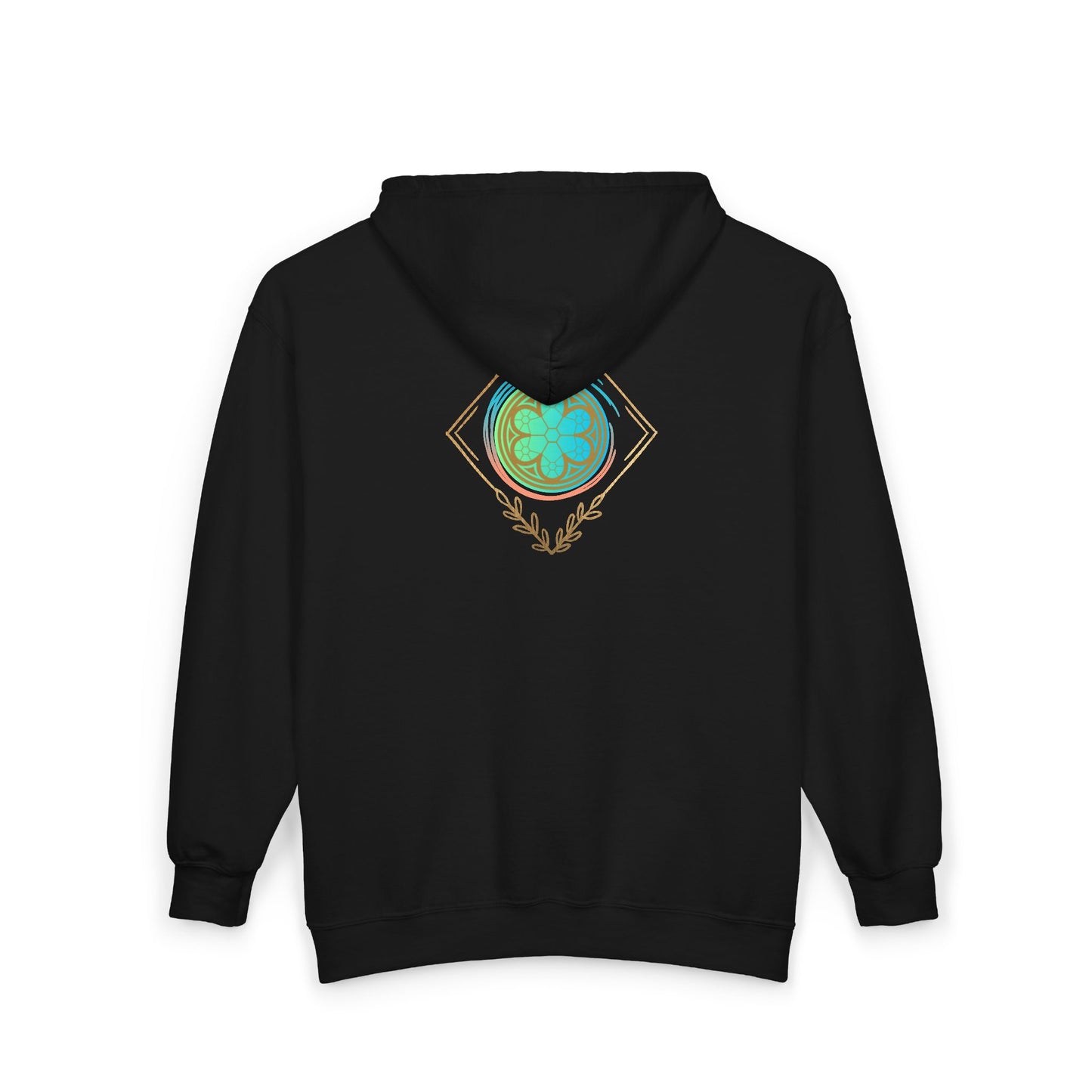 Atlantis Portal Hoodie — Mystical Underwater Zip-Up Sweatshirt