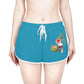 Tropigoth Women's Relaxed Shorts in turquoise.