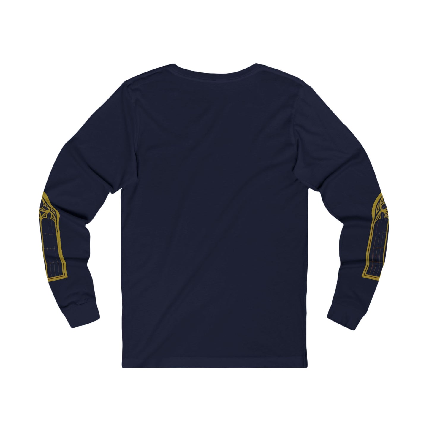 Cathedral Long Sleeve Tee with Rose Window Design