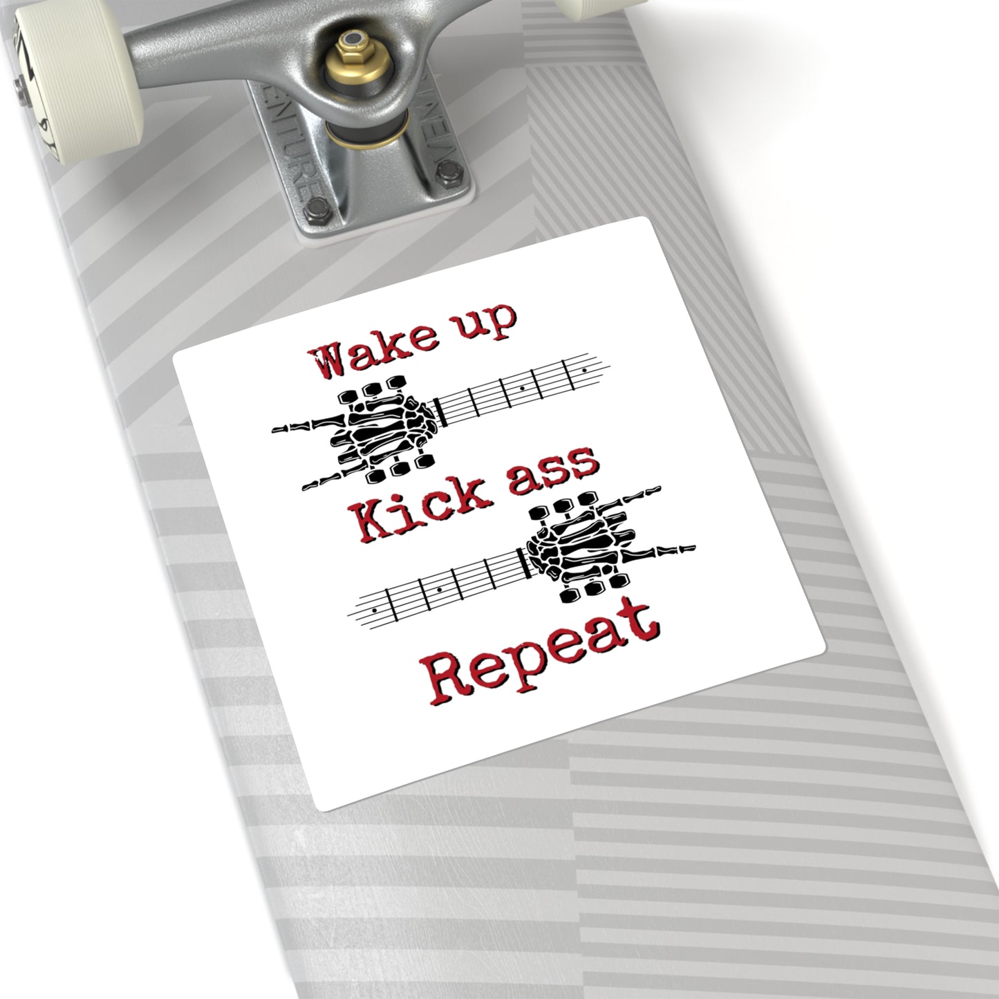 Wake Up Square Stickers