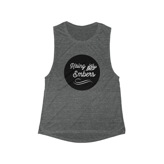 Rising Embers Women's Flowy Scoop Muscle Tank