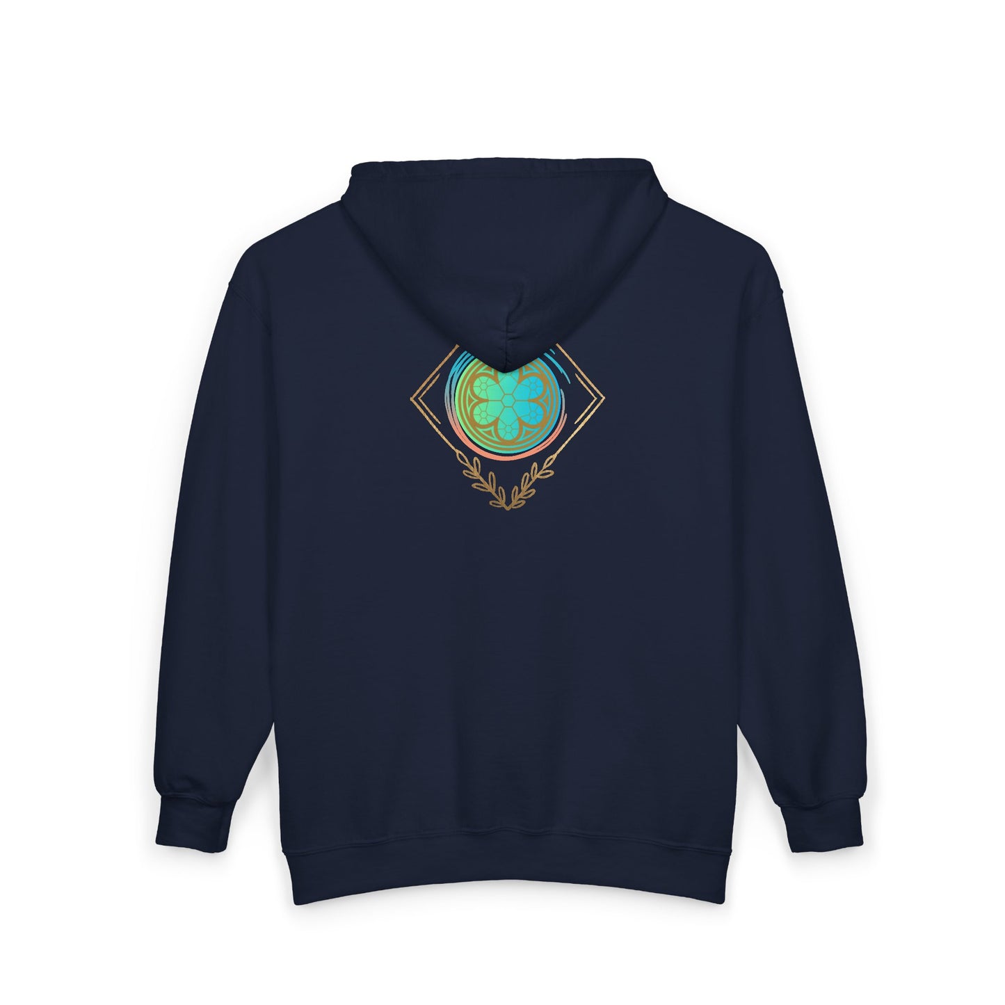 Atlantis Portal Hoodie — Mystical Underwater Zip-Up Sweatshirt