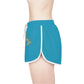 Tropigoth Women's Relaxed Shorts in turquoise.