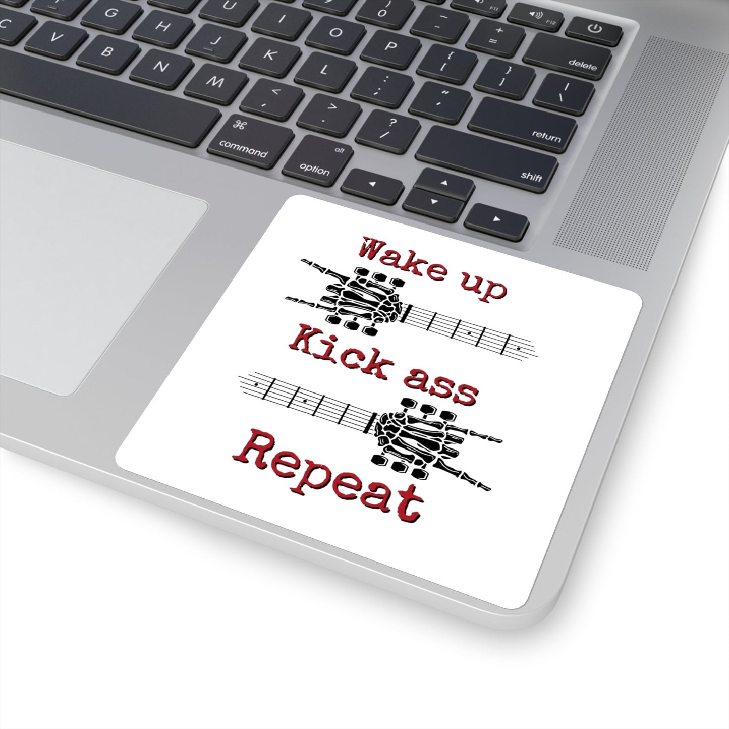 Wake Up Square Stickers