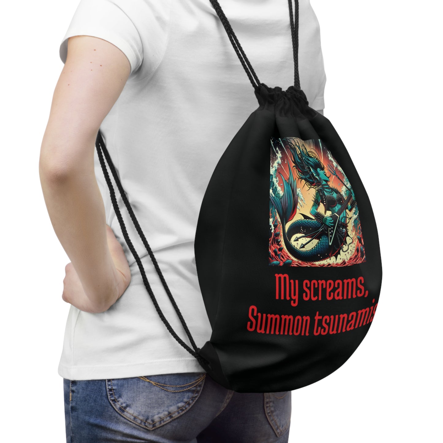 Mermaid Drawstring Bag