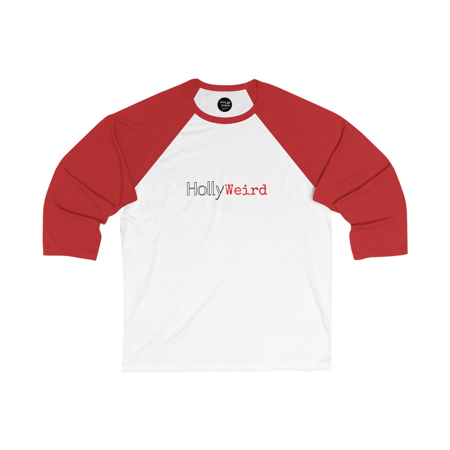 HollyWeird Unisex 3\4 Sleeve Baseball Tee