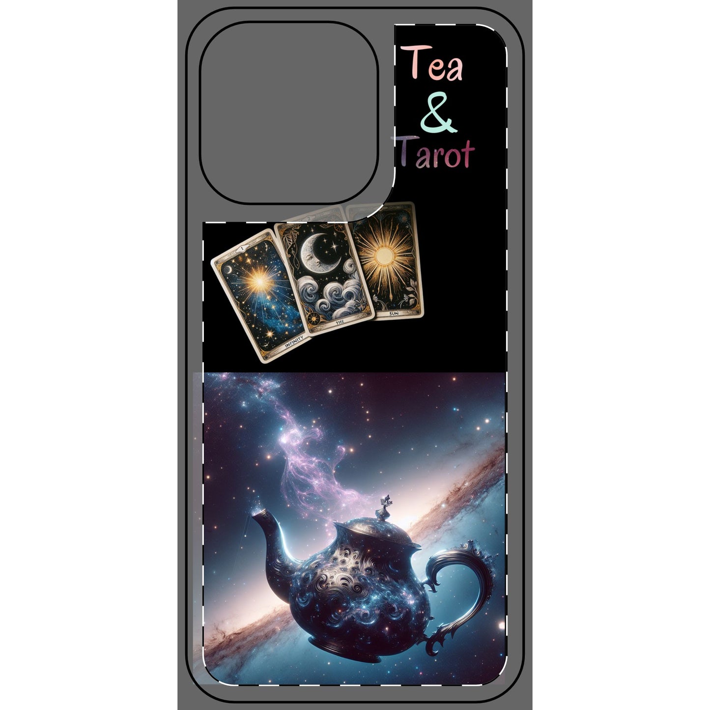 Phone Skin - Ethereal Tea and Tarot Design