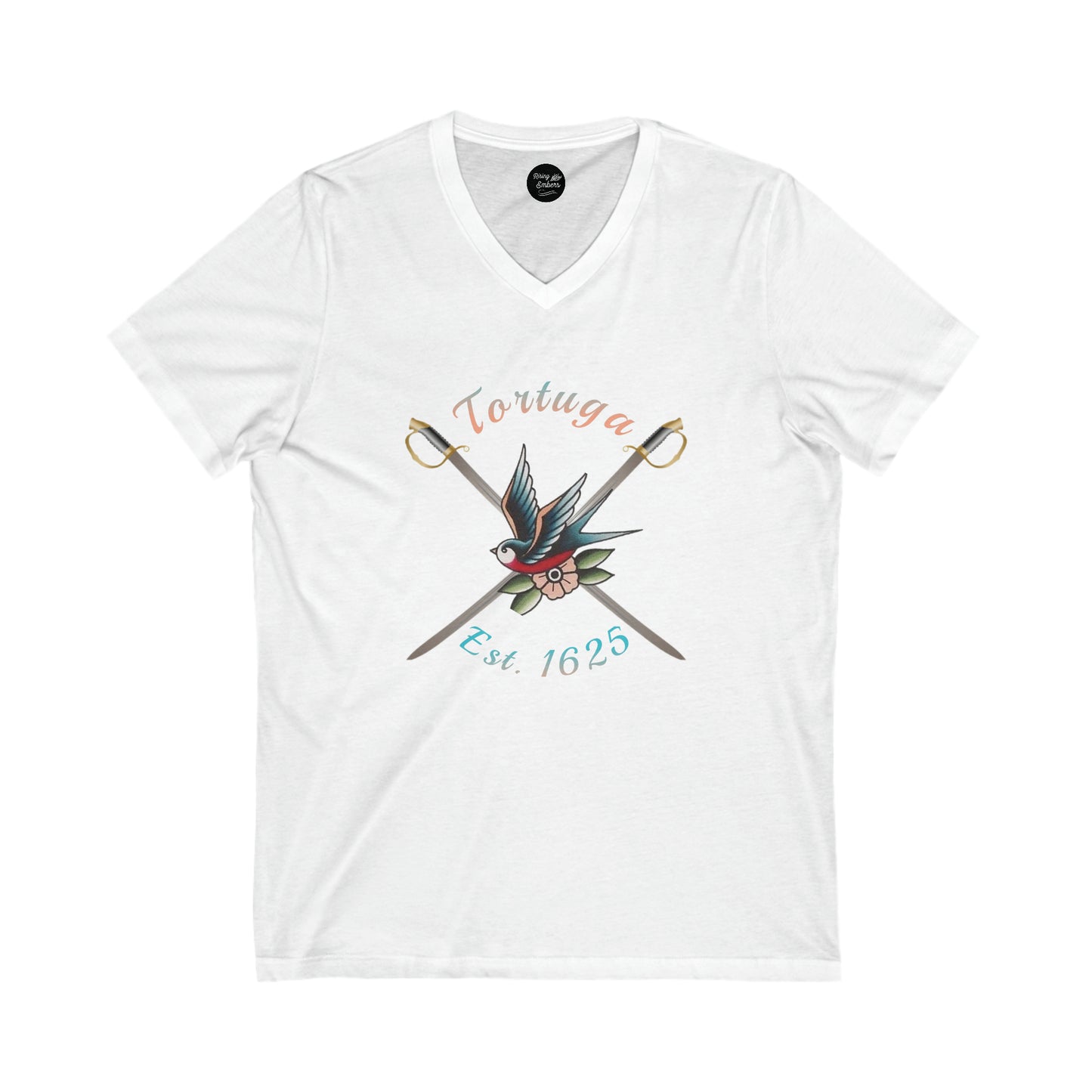 Witty Sparrow Short Sleeve V-Neck Tee