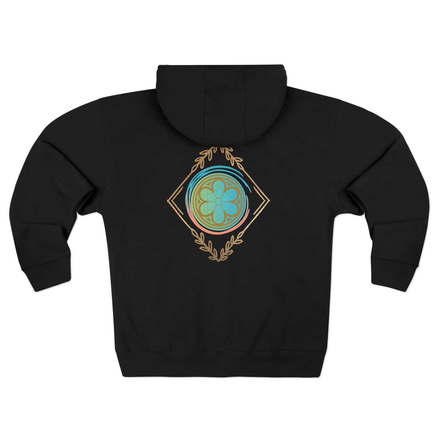 Atlantis Portal Hoodie — Mystical Underwater Zip Hoodie