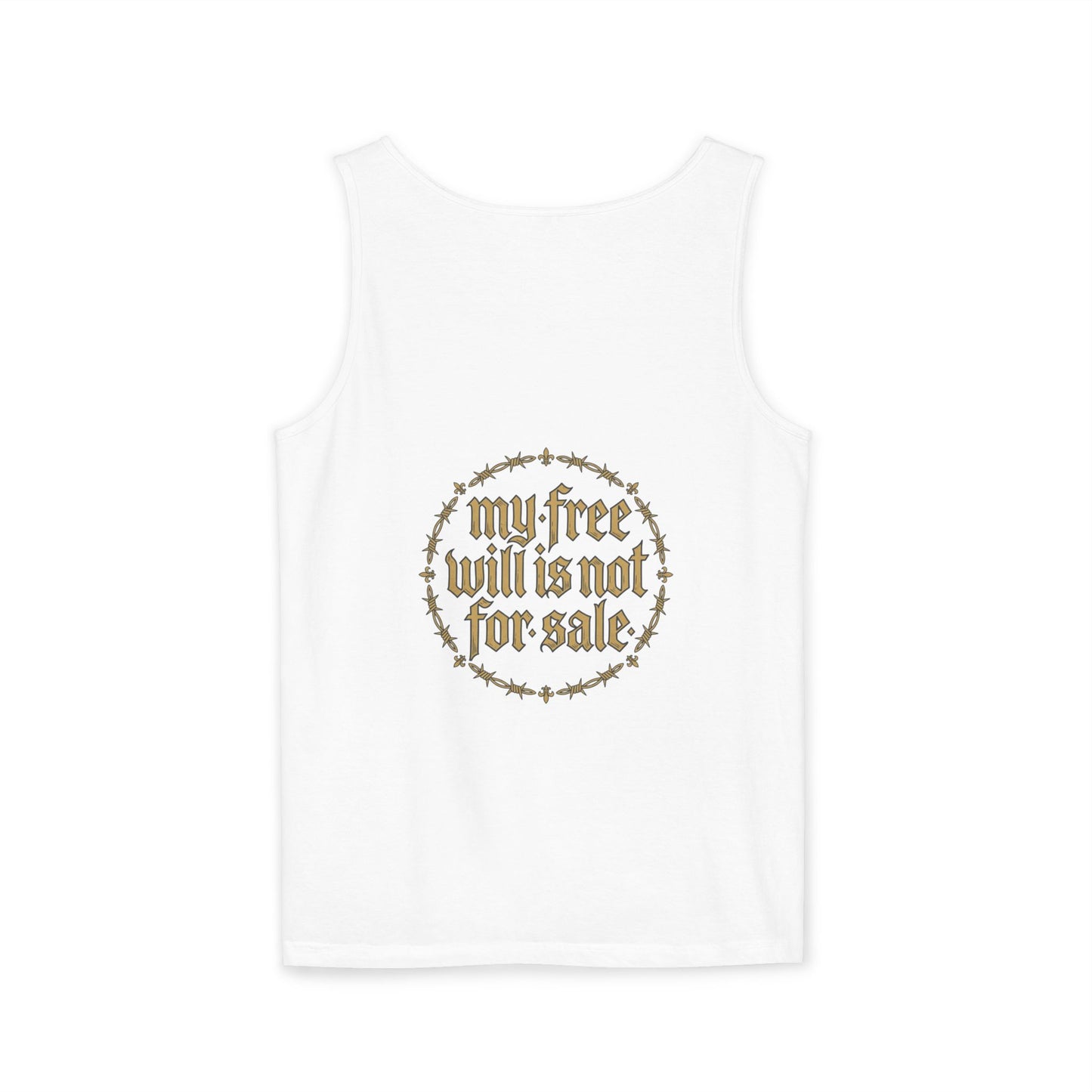 Anti-Cult Free Will Tank Top — Skeptic Statement Tee