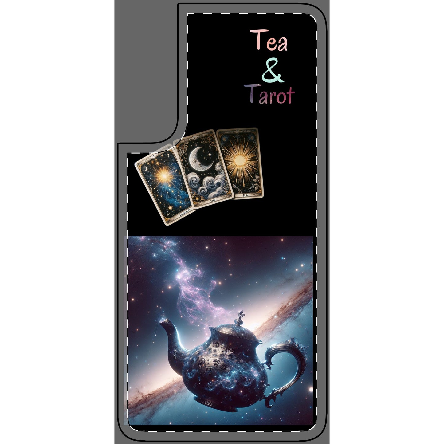 Phone Skin - Ethereal Tea and Tarot Design