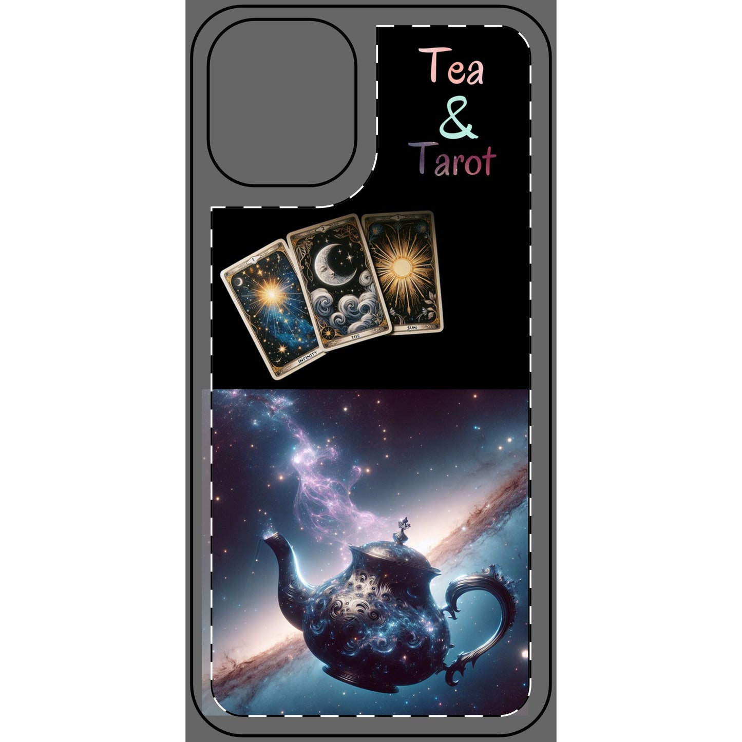 Phone Skin - Ethereal Tea and Tarot Design