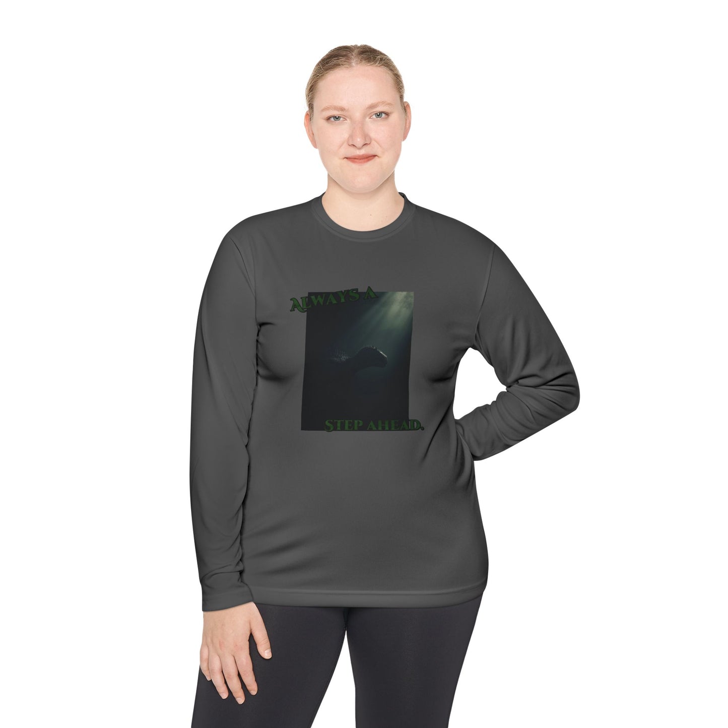 Spinosaurus Hunt Long Sleeve Tee — Dinosaur Graphic Shirt