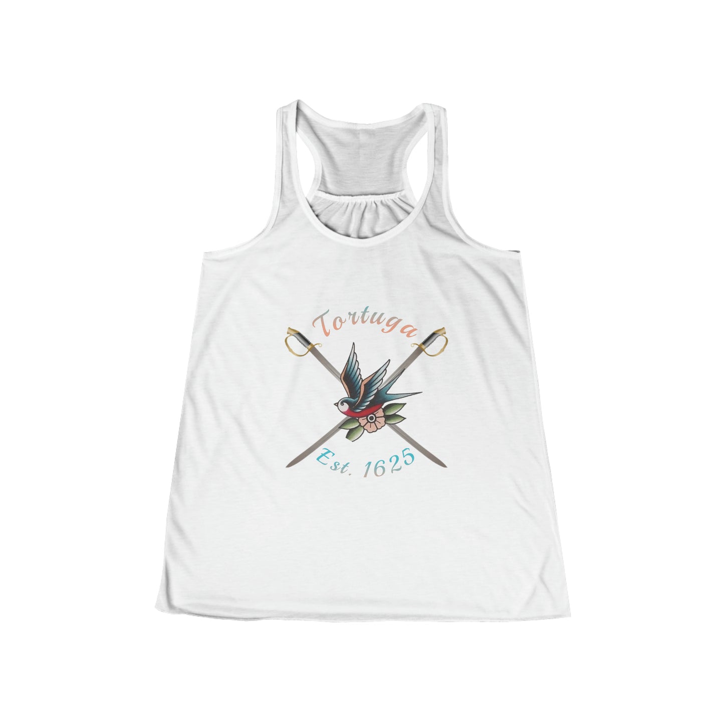 Witty Sparrow Women's Flowy Racerback Tank