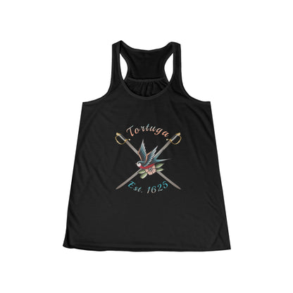 Witty Sparrow Women's Flowy Racerback Tank