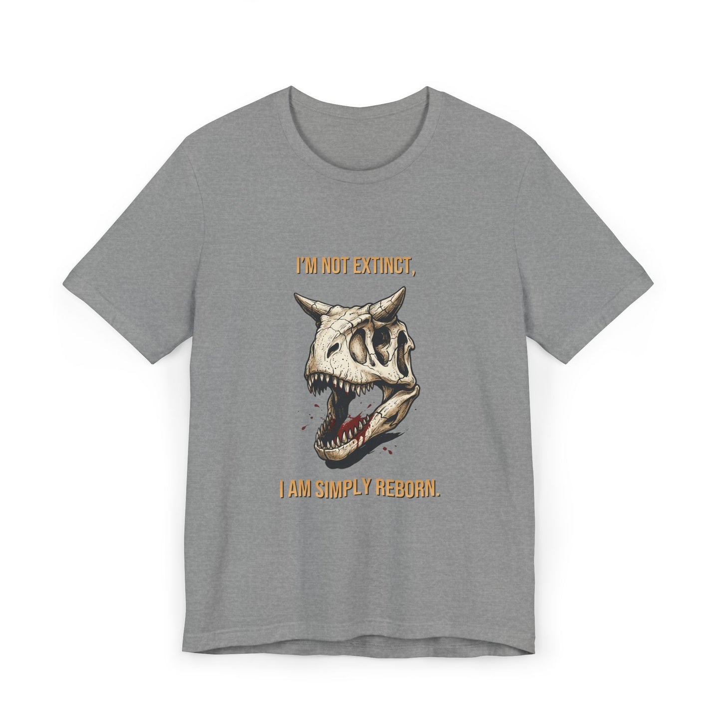 Carnotaurus Skull T-Shirt — Dinosaur Fossil Tee for Paleontology Fans
