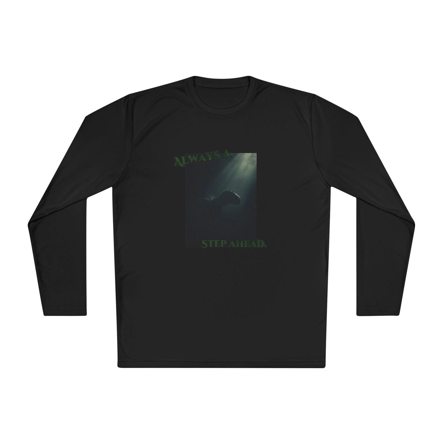 Spinosaurus Hunt Long Sleeve Tee — Dinosaur Graphic Shirt