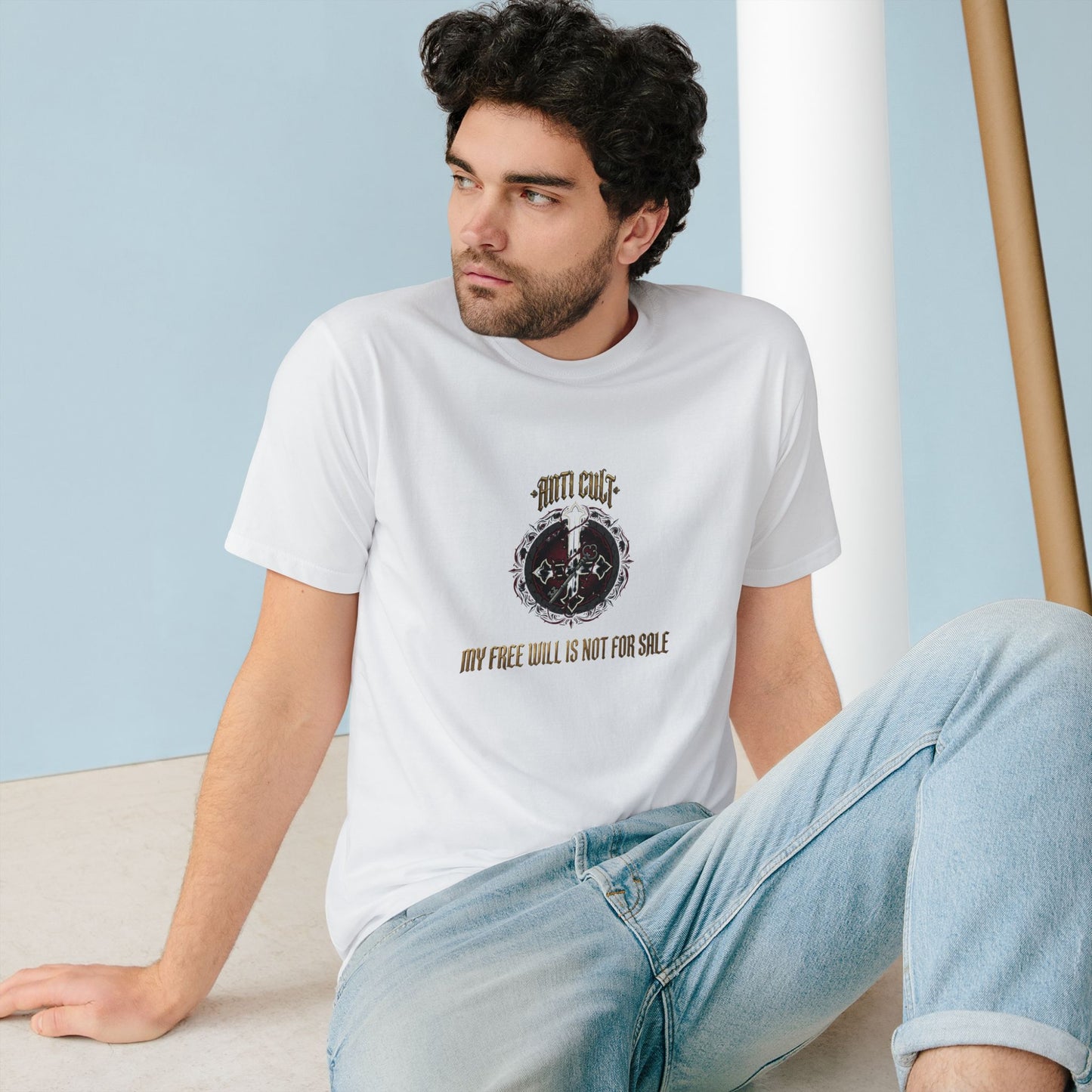 My Free Will Organic T-Shirt — Casual Statement Tee for Independent Thinkers