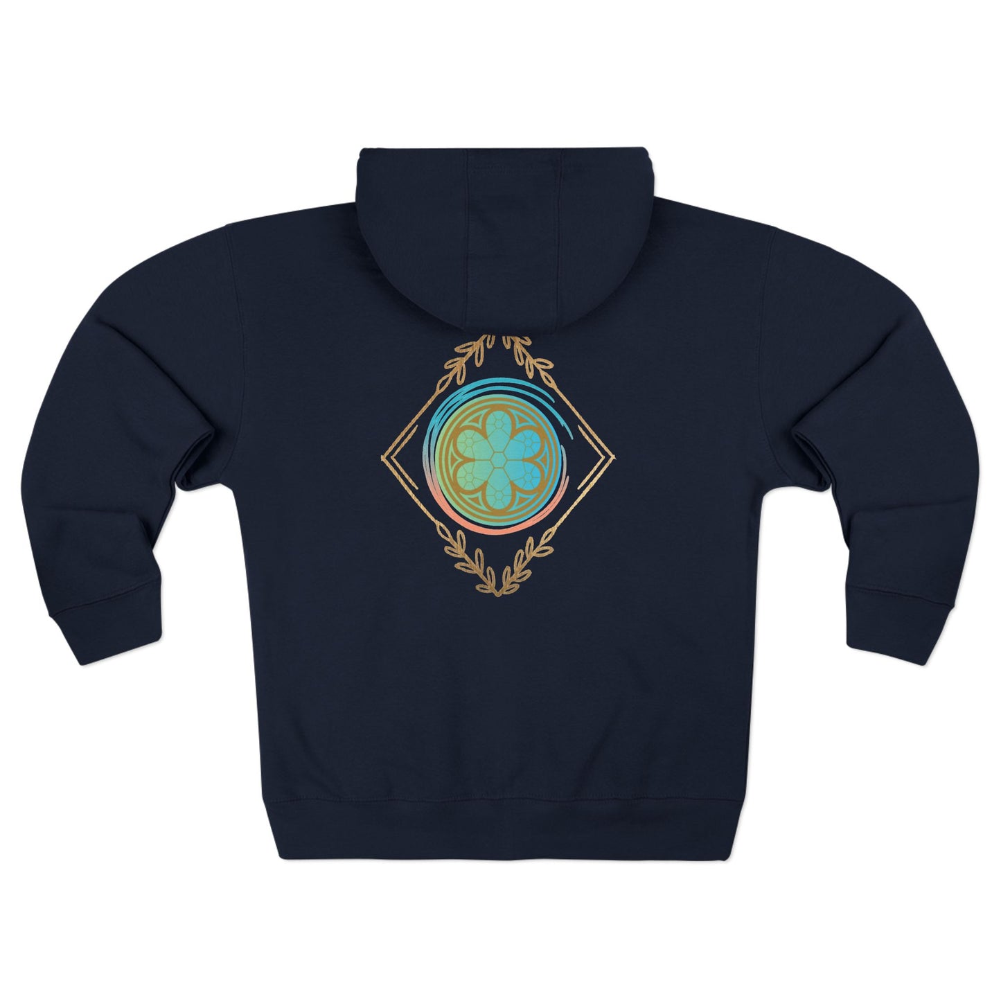 Atlantis Portal Hoodie — Mystical Underwater Zip Hoodie