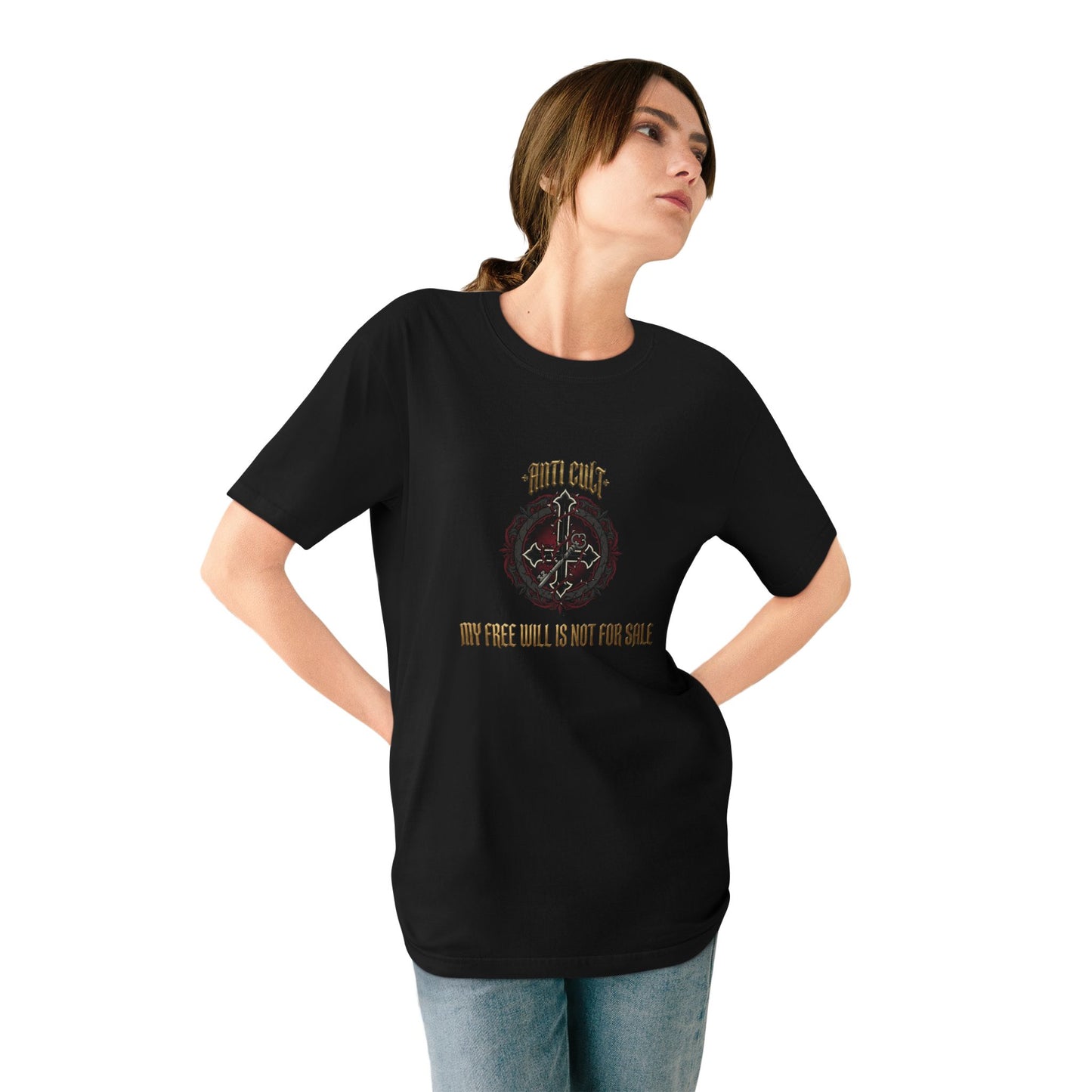 My Free Will Organic T-Shirt — Casual Statement Tee for Independent Thinkers